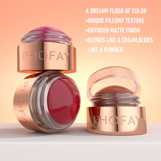 PHOFAY Colorete en Crema Mousse — rubor jugoso de acabado natural