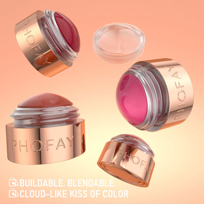 PHOFAY Colorete en Crema Mousse — rubor jugoso de acabado natural